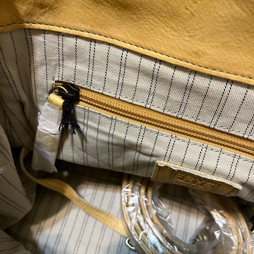 Frye Light Brown Leather Satchel - Picture 8 of 16